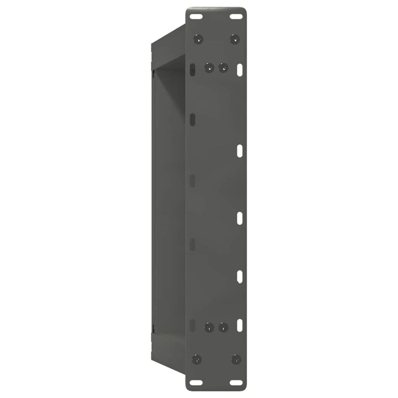 vidaXL 2 db antracitszürke U-alakú acél dohányzóasztal láb 50x(30-31) cm