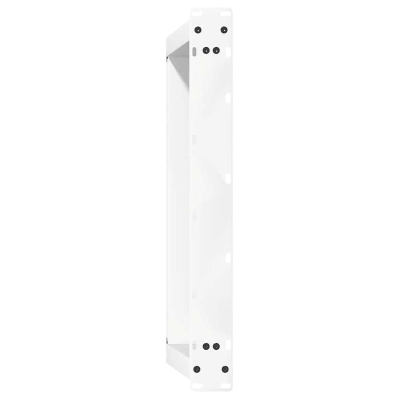 vidaXL 2 db U alakú dohányzóasztal láb fehér 60 x (30-31) cm acél
