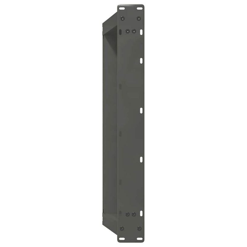 vidaXL 2 db antracitszürke, U alakú acél dohányzóasztal láb 60 x (30-31) cm