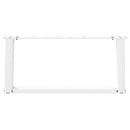 vidaXL 2 db U alakú fehér dohányzóasztal láb 70 x (30-31) cm acél