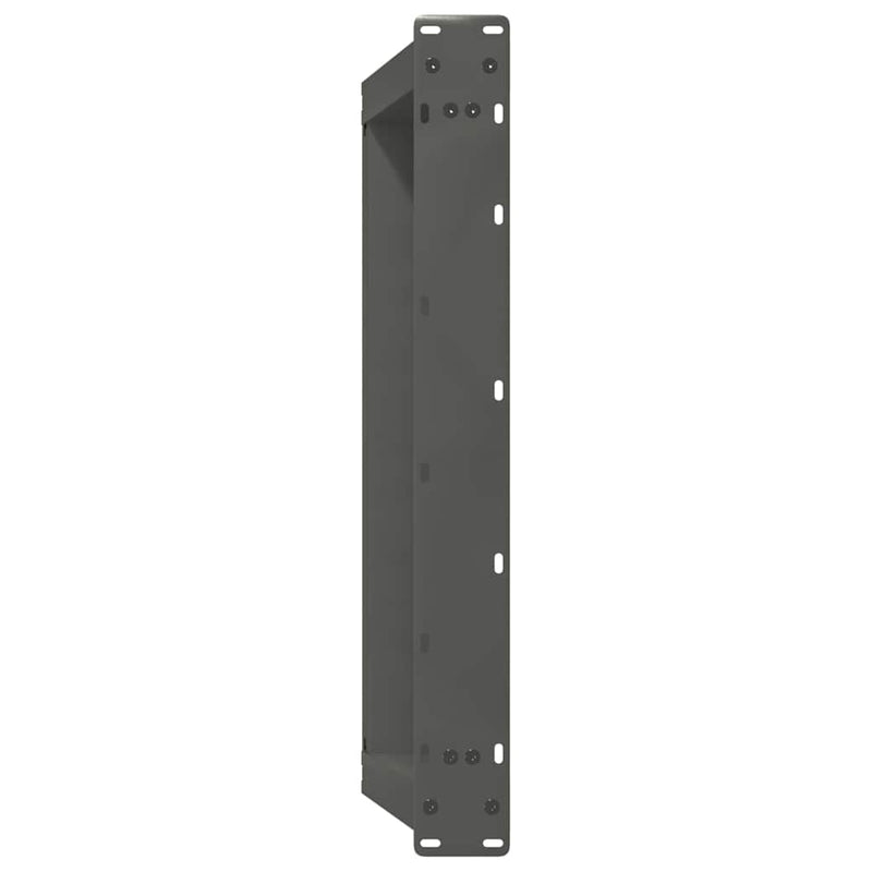 vidaXL 2 db antracitszürke, U alakú acél dohányzóasztal láb 70 x (30-31) cm