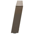 vidaXL 2 db U alakú natúr acél dohányzóasztal láb 70x(30-31) cm