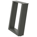 vidaXL 2 db antracitszürke U-alakú dohányzóasztal láb 28x(42-43) cm acél