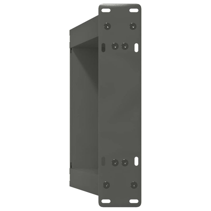 vidaXL 2 db antracitszürke U-alakú dohányzóasztal láb 28x(42-43) cm acél