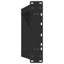 vidaXL 2 db fekete, U alakú acél dohányzóasztal láb 38x(42-43) cm