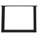 vidaXL 2 db U alakú dohányzóasztal láb fekete 70 x (42-43) cm acél dohányzóasztal láb