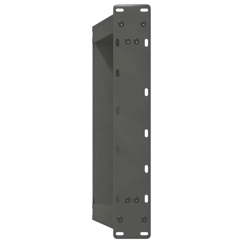 vidaXL 2 db antracitszürke, U alakú dohányzóasztal láb 70 x (42-43) cm acél