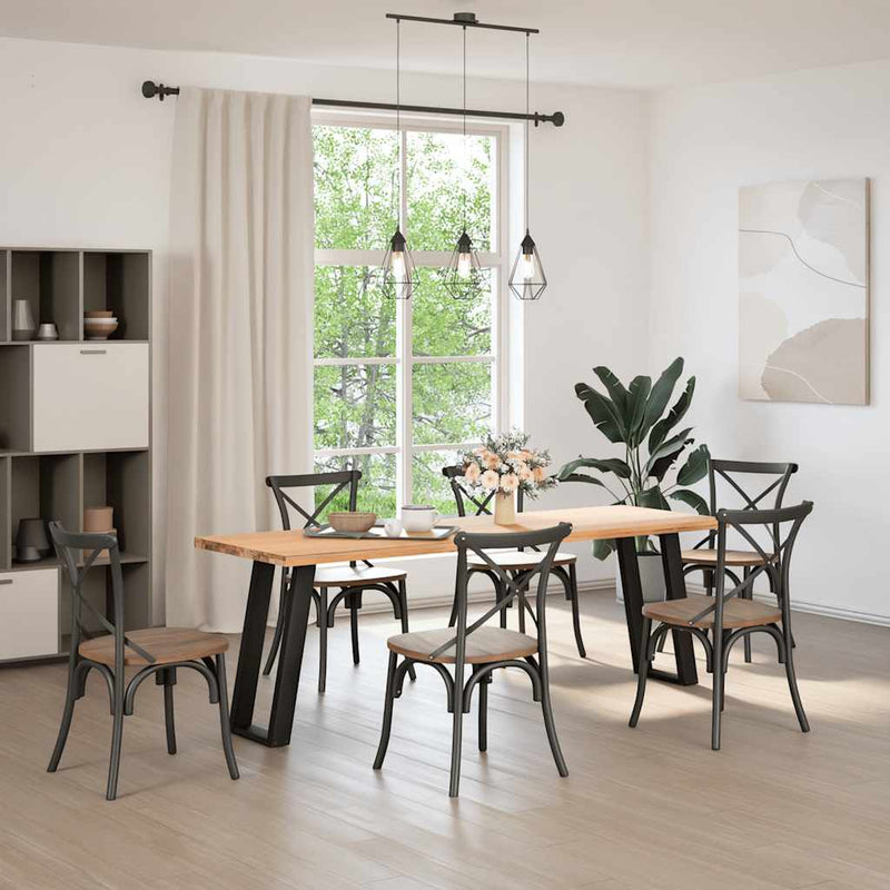 vidaXL 2 db fekete, U alakú acél konzolasztal láb 28 x (72-73) cm