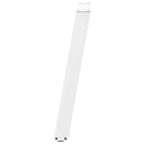 vidaXL 2 db fehér U alakú konzolasztal láb 28 x (72-73) cm acél