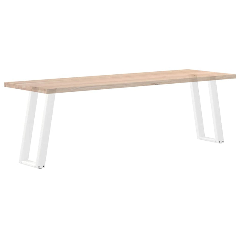 vidaXL 2 db fehér U alakú konzolasztal láb 28 x (72-73) cm acél