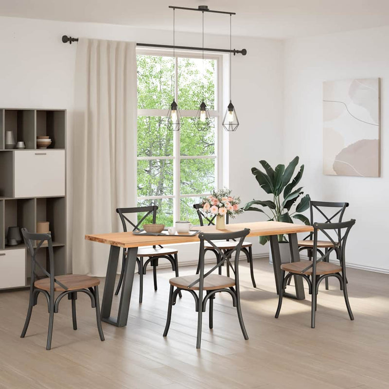 vidaXL 2 db antracitszürke U-alakú acél konzolasztal láb 28x(72-73) cm