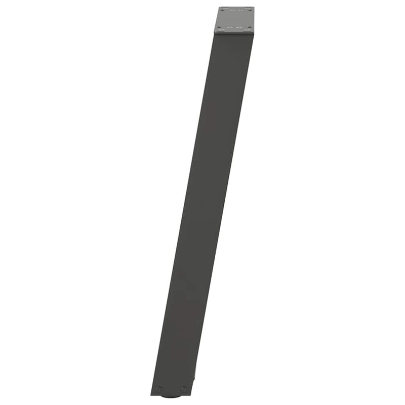 vidaXL 2 db antracitszürke U-alakú acél konzolasztal láb 28x(72-73) cm