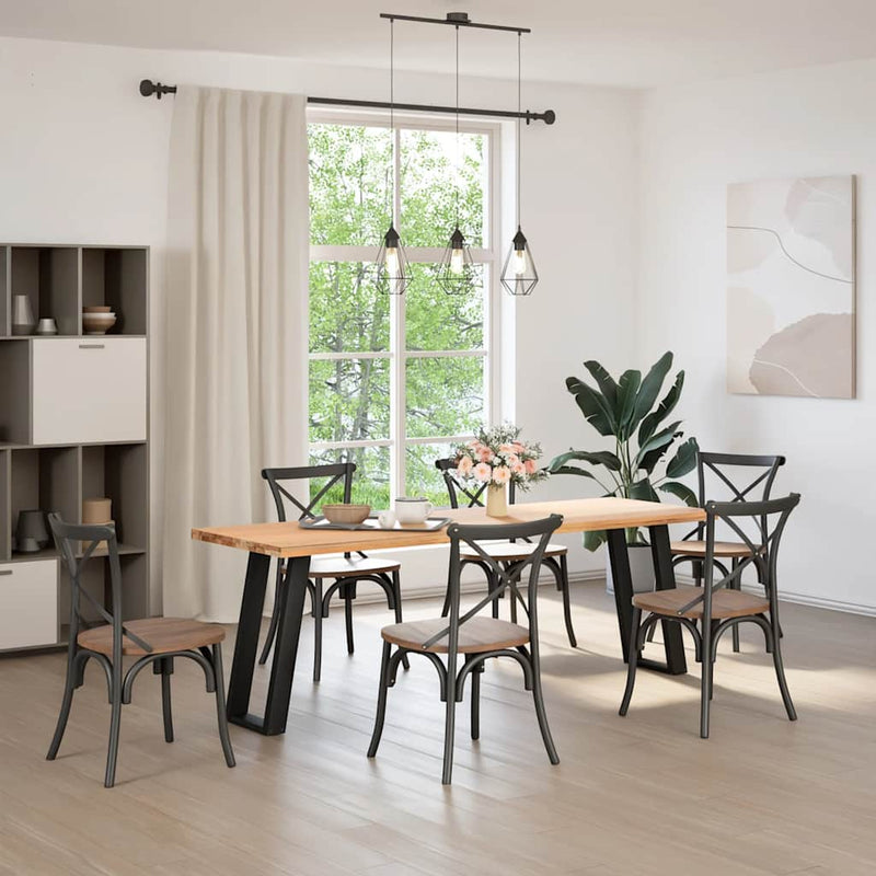 vidaXL 2 db fekete, U alakú acél konzolasztal láb 38 x (72-73) cm