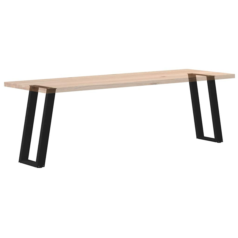 vidaXL 2 db fekete, U alakú acél konzolasztal láb 38 x (72-73) cm