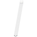 vidaXL 2 db fehér, U alakú acél konzolasztal láb 38x(72-73) cm