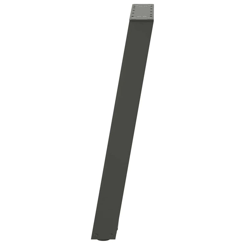 vidaXL 2 db antracitszürke, U alakú acél étkezőasztal láb 50 x (72-73) cm