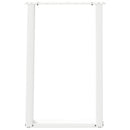vidaXL 2 db U alakú étkezőasztal láb fehér 60 x (72-73) cm acél étkezőasztal láb