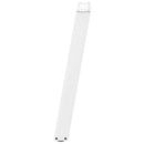vidaXL 2 db U alakú étkezőasztal láb fehér 60 x (72-73) cm acél étkezőasztal láb