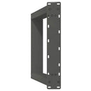 vidaXL 2 db antracitszürke, U alakú étkezőasztal láb 60 x (72-73) cm acél