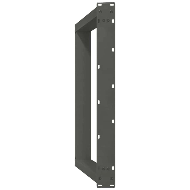 vidaXL 2 db antracitszürke, U alakú étkezőasztal láb 70 x (72-73) cm acél
