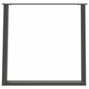 vidaXL 2 db antracitszürke, U alakú acél étkezőasztal láb 80 x (72-73) cm