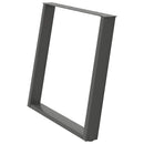 vidaXL 2 db antracitszürke, U alakú acél étkezőasztal láb 90 x (72-73) cm