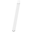 vidaXL 2 db U alakú étkezőasztal láb fehér 100 x (72-73) cm acél étkezőasztal láb