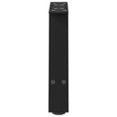 vidaXL 2 db A-alakú fekete dohányzóasztal láb 30 x (30-31) cm acél