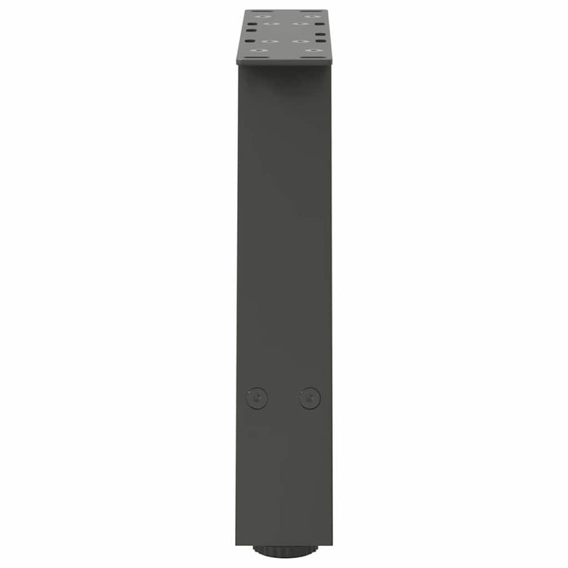 vidaXL 2 db antracitszürke A-alakú acél dohányzóasztal láb 30x(30-31) cm