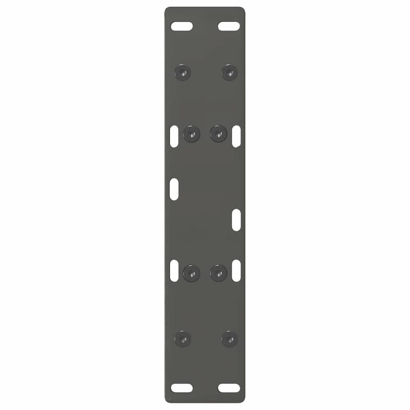 vidaXL 2 db antracitszürke A-alakú acél dohányzóasztal láb 40x(30-31) cm