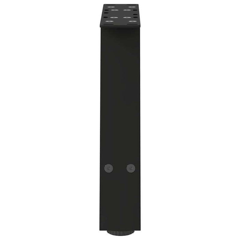 vidaXL 2 db fekete, A-alakú acél dohányzóasztal láb 50 x (30-31) cm