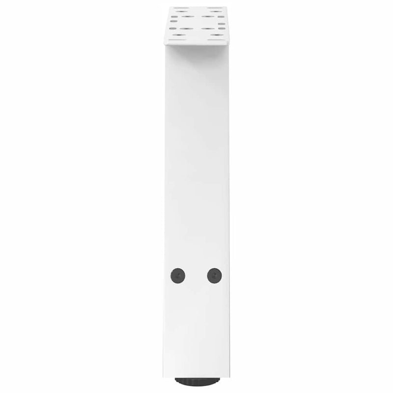vidaXL 2 db fehér, A-alakú acél dohányzóasztal láb 50 x (30-31) cm