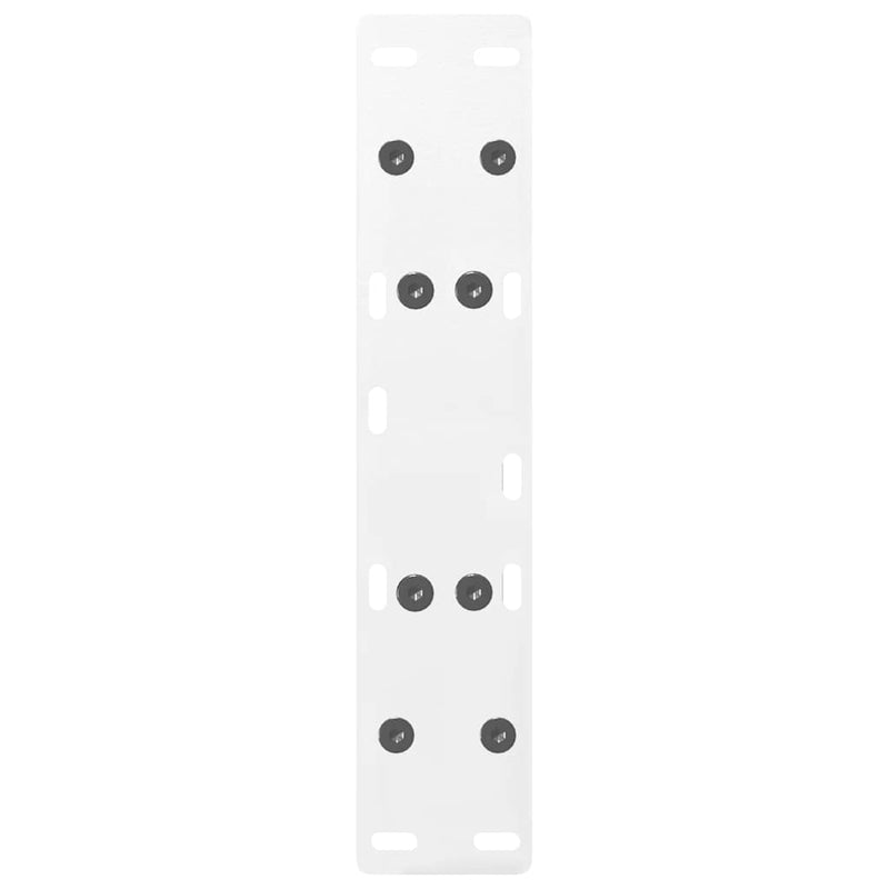 vidaXL 2 db fehér, A-alakú acél dohányzóasztal láb 50 x (30-31) cm