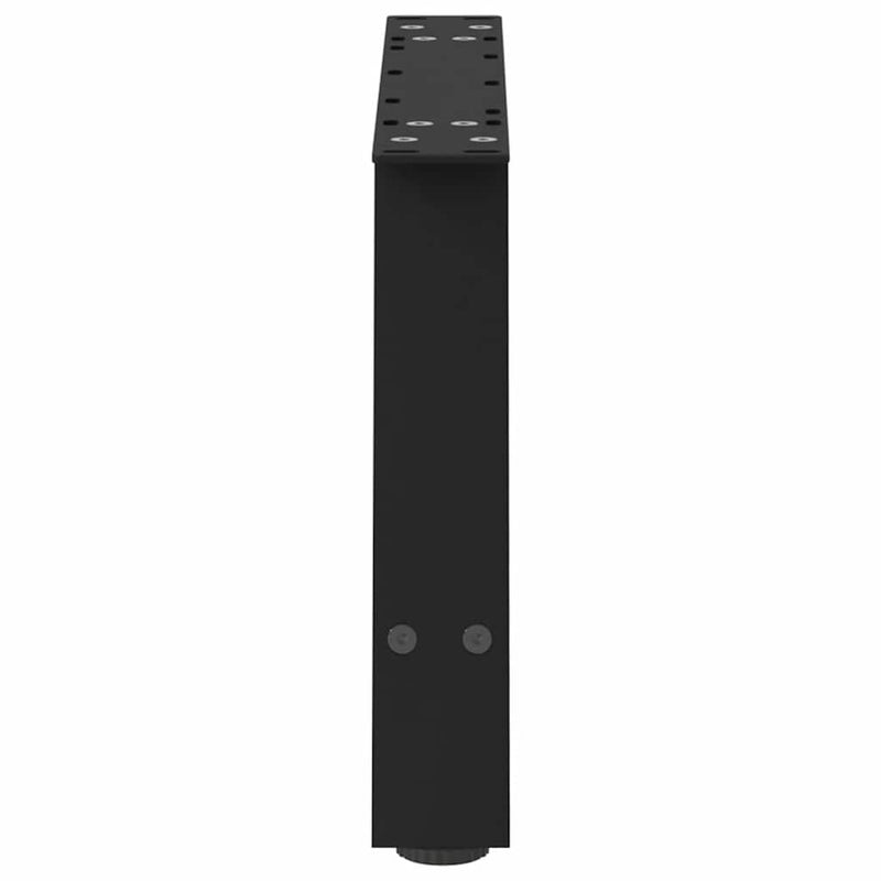 vidaXL 2 db fekete, A-alakú acél dohányzóasztal láb 60 x (30-31) cm