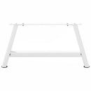 vidaXL 2 db A-alakú fehér dohányzóasztal láb 60 x (30-31) cm acél