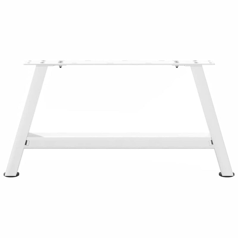 vidaXL 2 db A-alakú fehér dohányzóasztal láb 60 x (30-31) cm acél