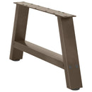 vidaXL 2 db A-alakú dohányzóasztal láb 60x(30-31) cm acél