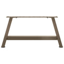 vidaXL 2 db A-alakú dohányzóasztal láb 60x(30-31) cm acél