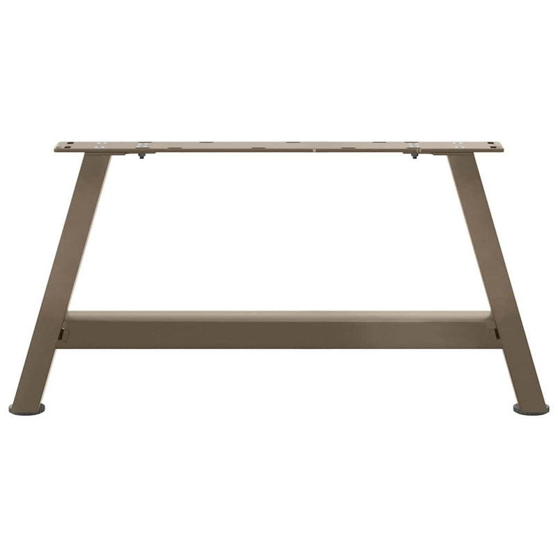 vidaXL 2 db A-alakú dohányzóasztal láb 60x(30-31) cm acél