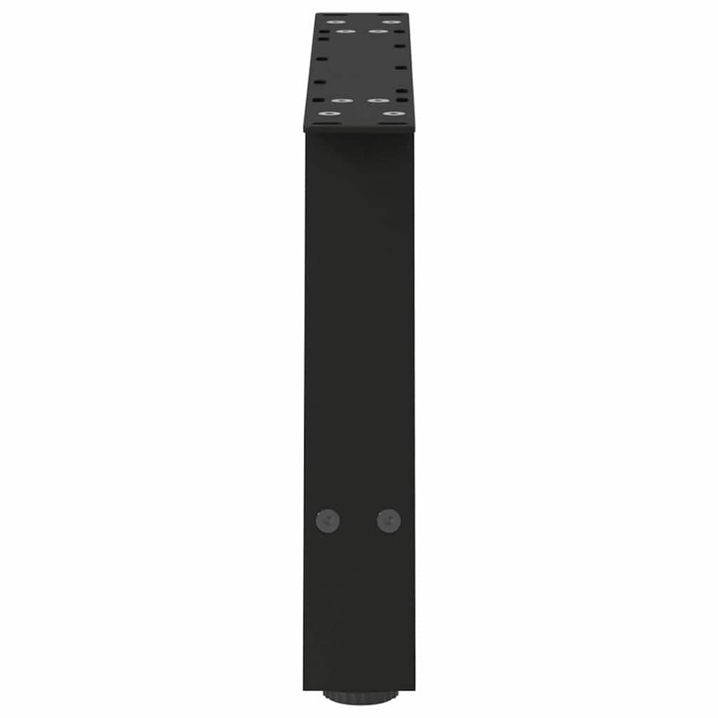vidaXL 2 db fekete, A-alakú acél dohányzóasztal láb 70 x (30-31) cm
