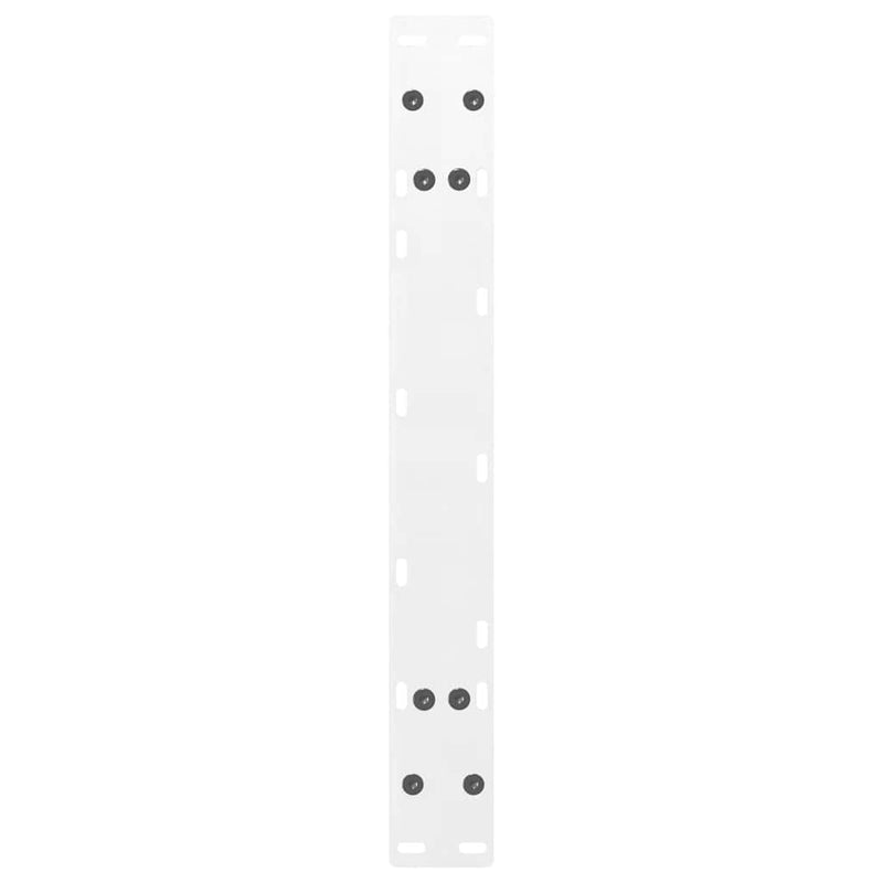 vidaXL 2 db A-alakú fehér dohányzóasztal láb 70 x (30-31) cm acél