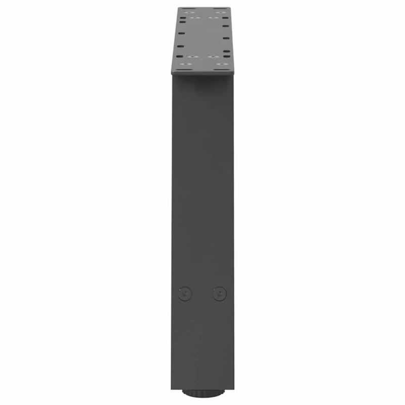vidaXL 2 db antracitszürke A-alakú acél dohányzóasztal láb 70x(30-31) cm
