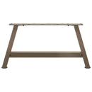 vidaXL 2 db A-alakú dohányzóasztal láb 70 x (30-31) cm acél