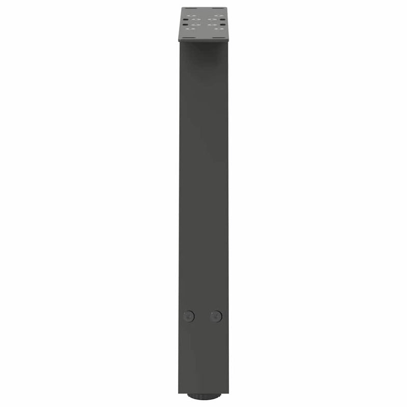 vidaXL 2 db antracitszürke A-alakú acél dohányzóasztal láb 38x(42-43) cm
