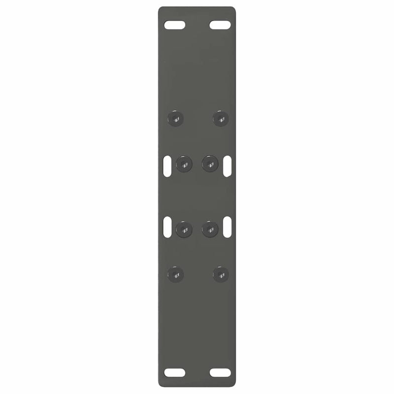 vidaXL 2 db antracitszürke A-alakú acél dohányzóasztal láb 38x(42-43) cm