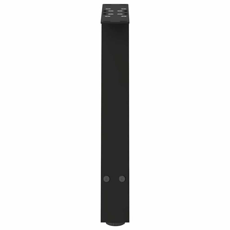 vidaXL 2 db fekete, A-alakú acél dohányzóasztal láb 50 x (42-43) cm