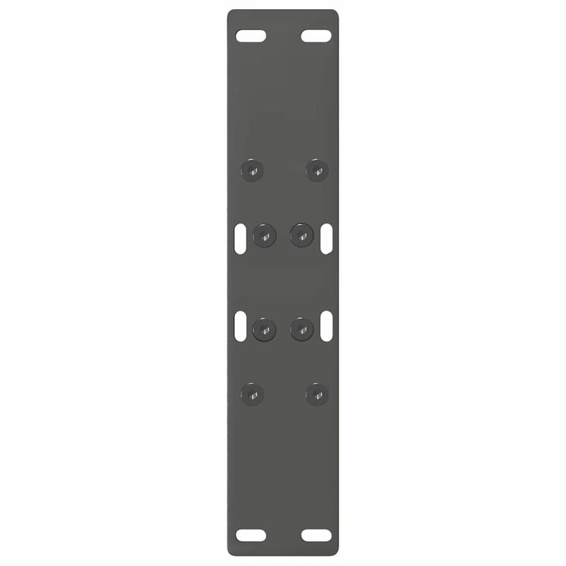 vidaXL 2 db antracitszürke A-alakú acél dohányzóasztal láb 50x(42-43) cm