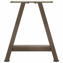 vidaXL 2 db A-alakú dohányzóasztal láb 50x(42-43) cm acél dohányzóasztal láb