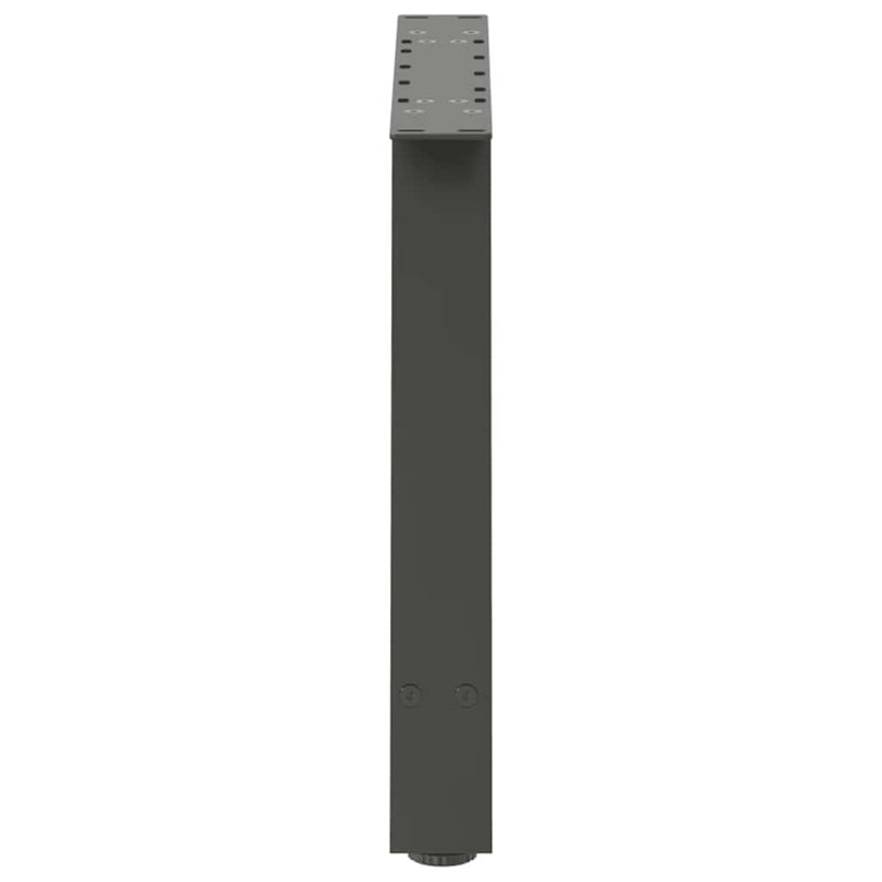 vidaXL 2 db antracitszürke A-alakú acél dohányzóasztal láb 60 x (42-43) cm