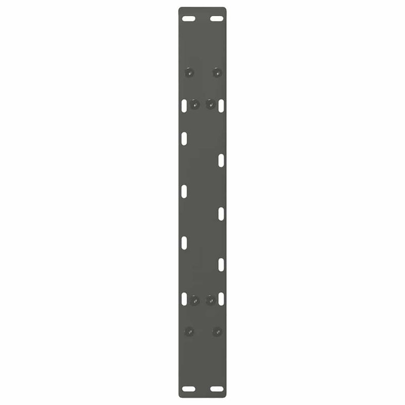 vidaXL 2 db antracitszürke A-alakú acél dohányzóasztal láb 60 x (42-43) cm